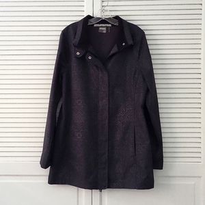 Athleta full zip long length coat lined like new